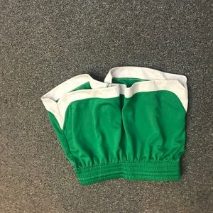 Green workout shorts size small